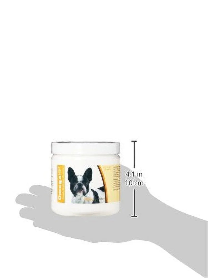 French Bulldog Omega HP Fatty Acid Skin and Coat Support Soft Chews