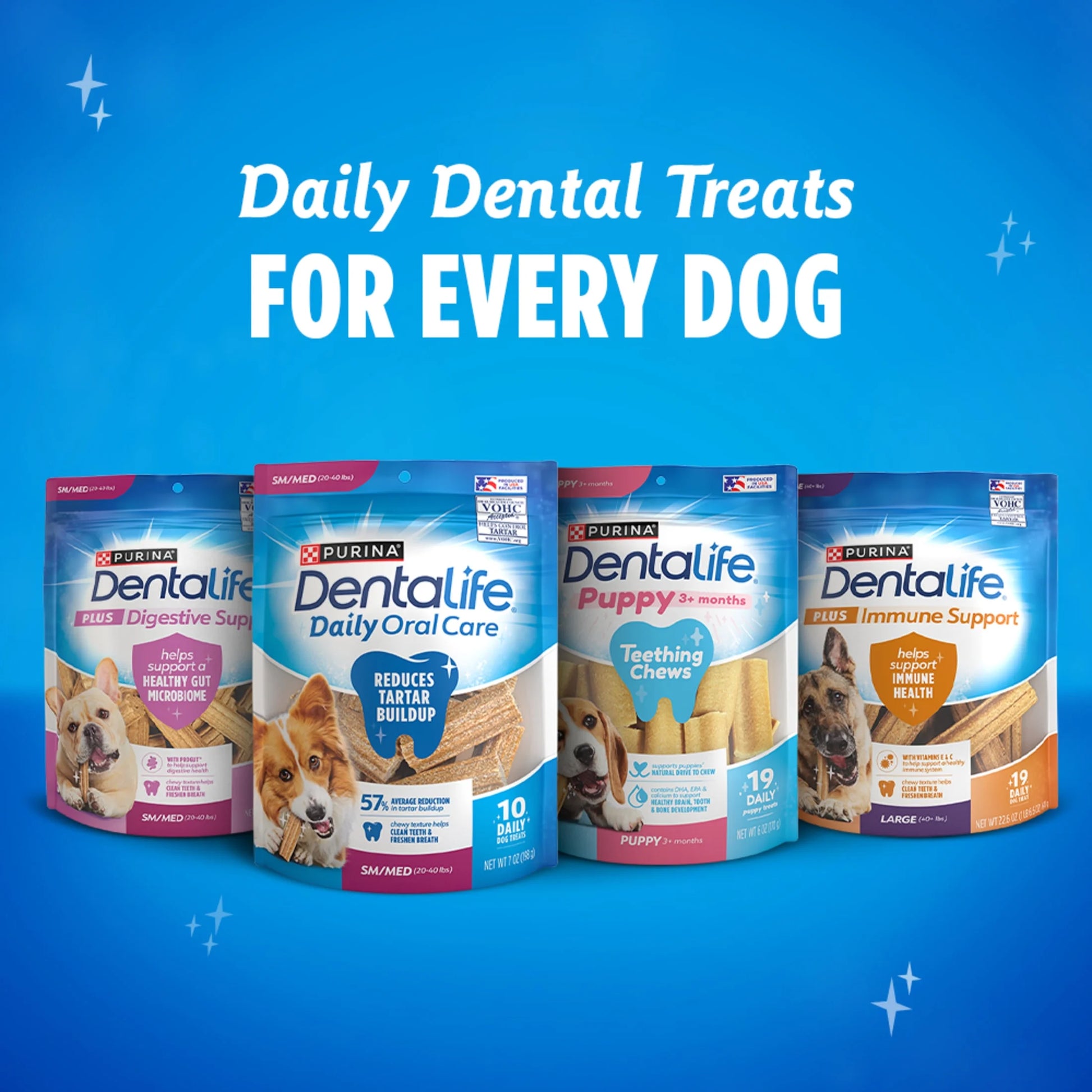 Purina  Activfresh Mini & Toy Dog Dental Treats with Chicken, 16.9 Oz Pouch (56 Count)