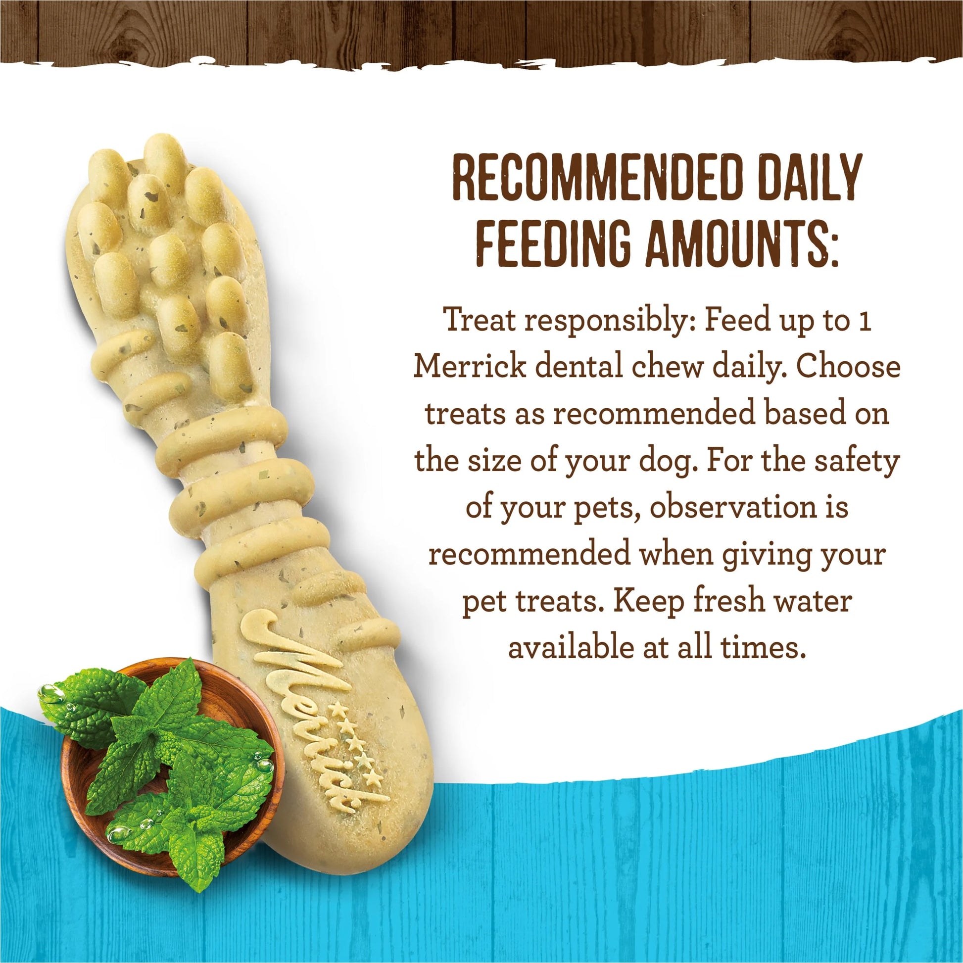 Fresh Kisses Small Dog Treats, Real Mint Flavor Dental Chews, 23 Oz Box (36 Count)