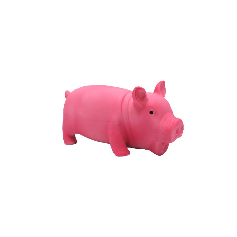 Squeaky Piggy Dog Toy ￼