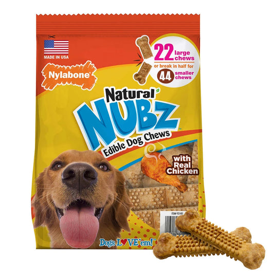 NUBZ Dog Chews, 22 Count
