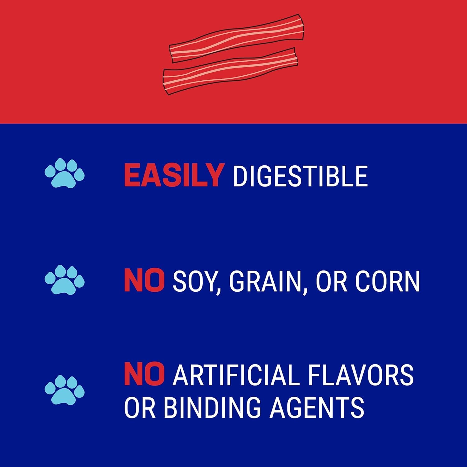 Yak Cheese Dog Chews, Lactose Free & Grain Free, USA Made, for All Dog Breeds, Medium Density Cheese Chew, Resealable Pouch with 3 YUM Treats, Bacon Flavor