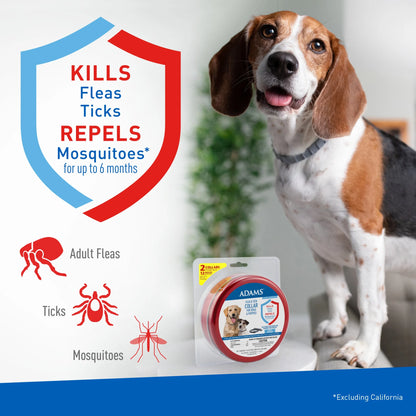 Flea & Tick Collar for Dogs and Puppies, 2 Pack, Value Pack