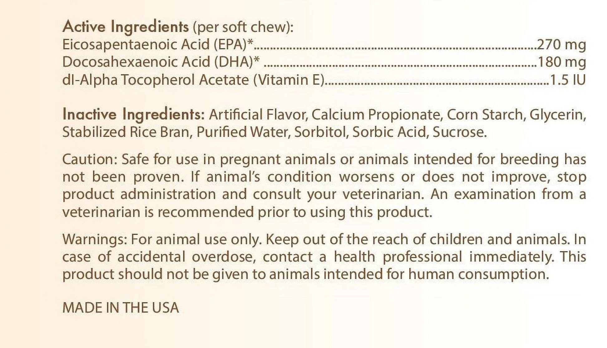 Dachshund Omega HP Fatty Acid Skin and Coat Support Soft Chews