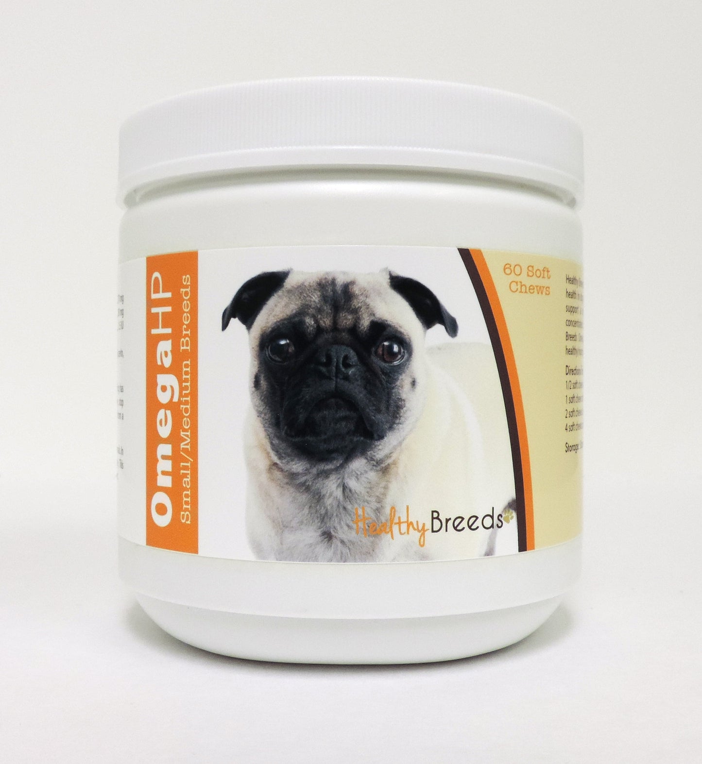 Pug Omega HP Fatty Acid Skin and Coat Support Soft Chews