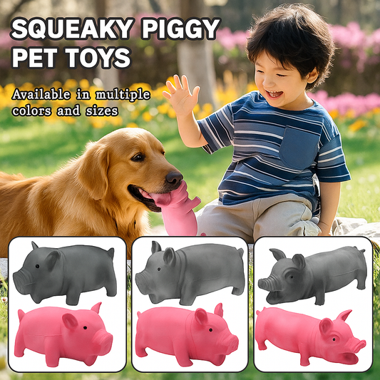 Squeaky Piggy Dog Toy ￼
