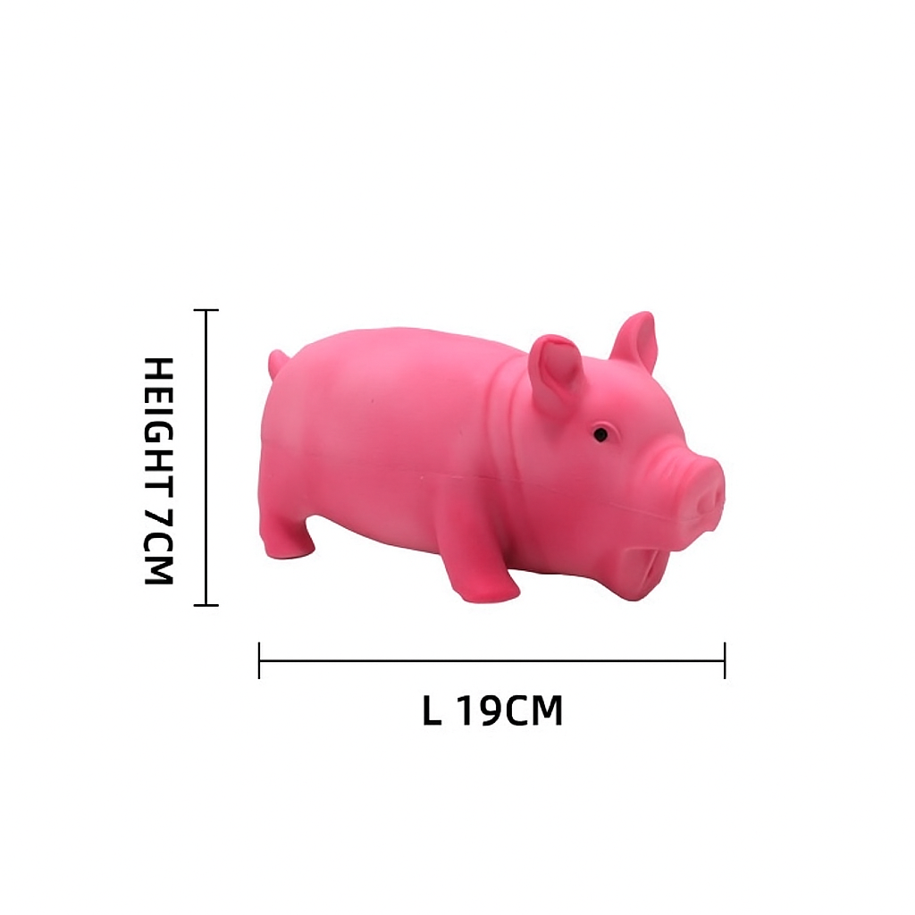 Squeaky Piggy Dog Toy ￼
