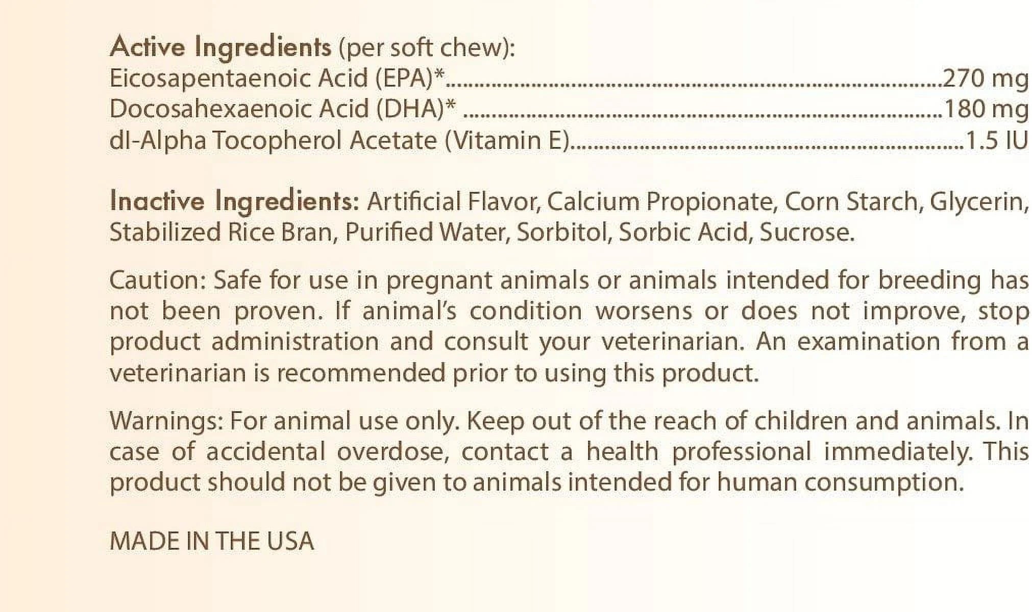 Boxer Omega HP Fatty Acid Skin and Coat Support Soft Chews