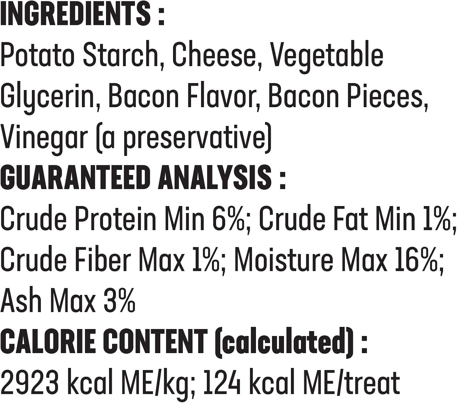 Yak Cheese Dog Chews, Lactose Free & Grain Free, USA Made, for All Dog Breeds, Medium Density Cheese Chew, Resealable Pouch with 3 YUM Treats, Bacon Flavor