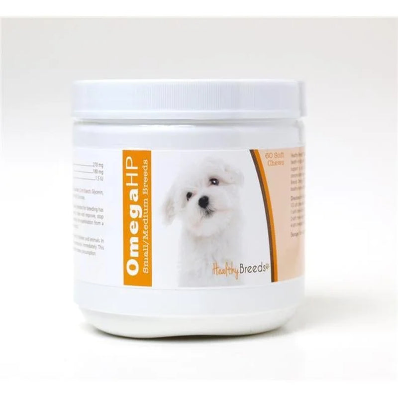 Maltese Omega HP Fatty Acid Skin and Coat Support Soft Chews